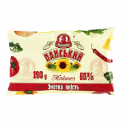 Майонез "Панський " 60% ТМ  Жирнов ФІЛ-ПАК 190г 30шт.ящ.